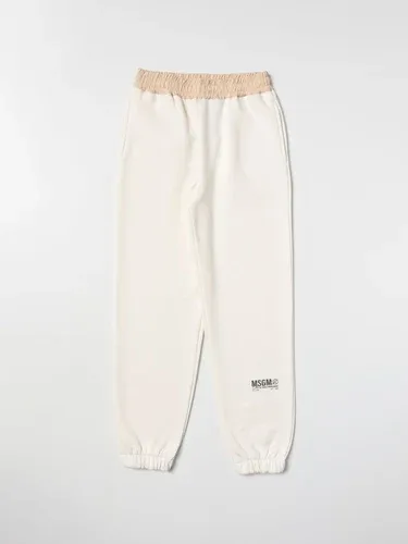 Pantalone jogging Msgm Kids con logo (103517180)