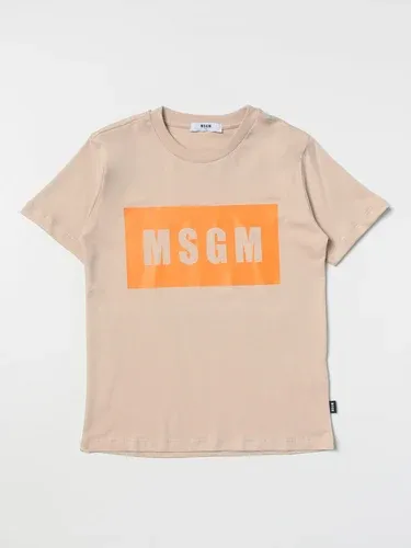 T-shirt Msgm Kids con stampa logo (105448276)