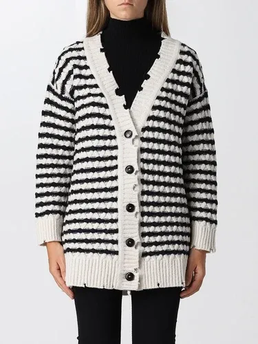 Cardigan Fancy Stripes Pinko in misto lana (103517237)