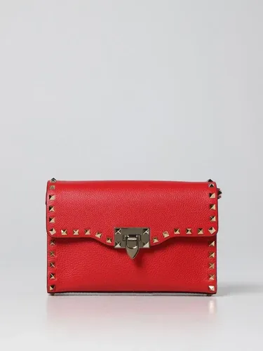 Borsa Rockstud Valentino Garavani in pelle granata (103517277)