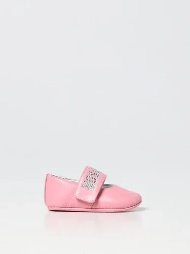 Ballerina Moschino Baby in pelle con logo in strass (103632267) Ballerina Moschino Baby in pelle con logo in strass (103632267)