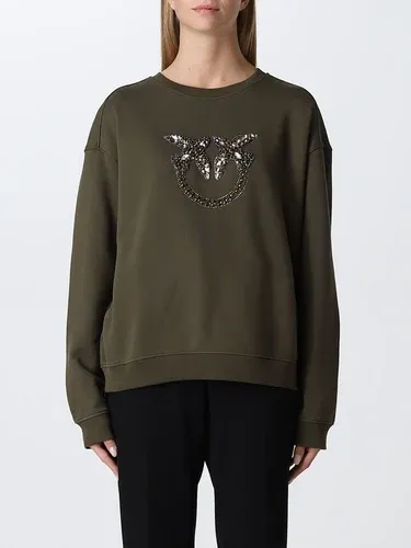 Felpa Pinko in cotone con logo gioiello (103632314)