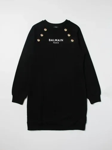 Abito a felpa Balmain in cotone (103632352)