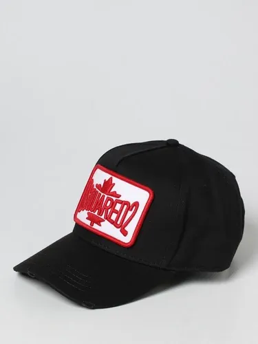 Cappello Dsquared2 in cotone con patch logo (103632378) Cappello Dsquared2 in cotone con patch logo (103632378)