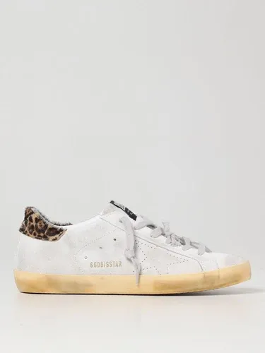 Golden Goose Sneakers Super-Star Skate in suede e cavallino animalier (103632439)