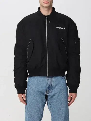 Bomber di cotone Off-White con logo (103632607) Bomber di cotone Off-White con logo (103632607)