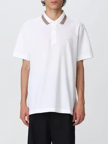 Polo in cotone piqué Burberry con motivo a righe (103632715) Polo in cotone piqué Burberry con motivo a righe (103632715)