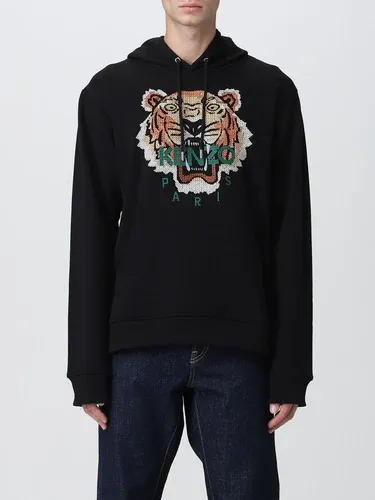 Felpa Kenzo con logo Tiger Kenzo Paris di strass (103632723)