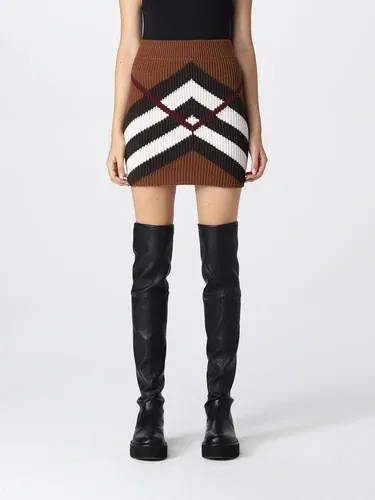 Gonna Burberry in misto cashmere e cotone (103632871) Gonna Burberry in misto cashmere e cotone (103632871)