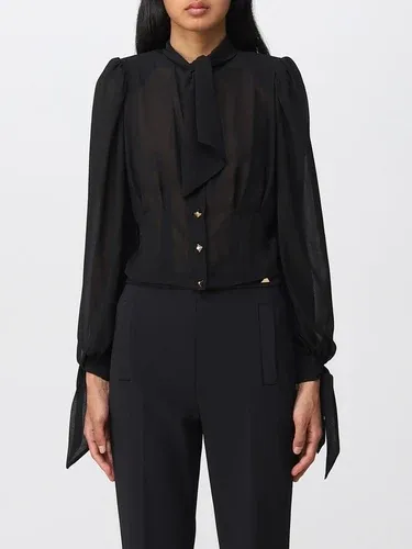 Camicia Elisabetta Franchi in georgette di viscosa (103632985)