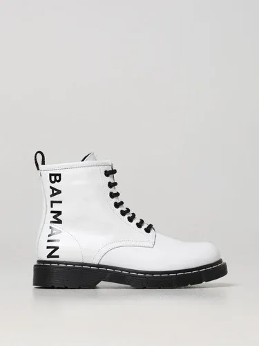 Stivaletto Balmain in pelle con logo (103633000)