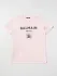 T-shirt Balmain in cotone con logo (103633035)