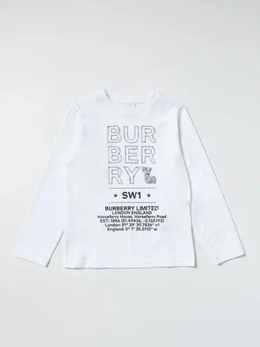 T-shirt Burberry in cotone con logo disegnato (103633283)