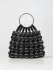 Borsa Paco Rabanne in pelle intrecciata ed anelli metallici (103633434)
