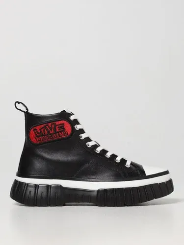 Sneakers Love Moschino in pelle e patch logo (103633664)