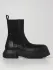 Stivaletto Beatle Bozo Tractor Rick Owens in pelle martellata (103633956)