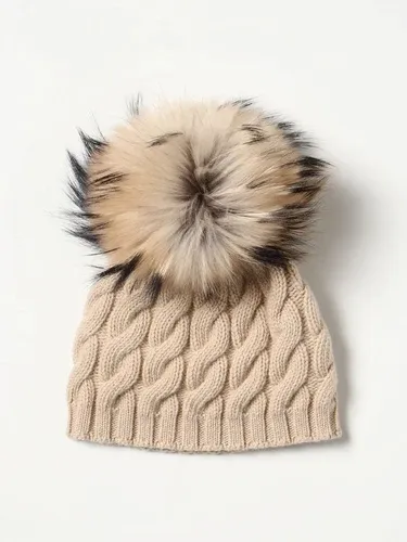 Cappello Il Gufo in lana con pompon (103634086)