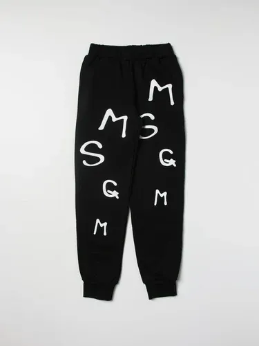 Pantalone jogging Msgm Kids con lettering all-over (103634106)