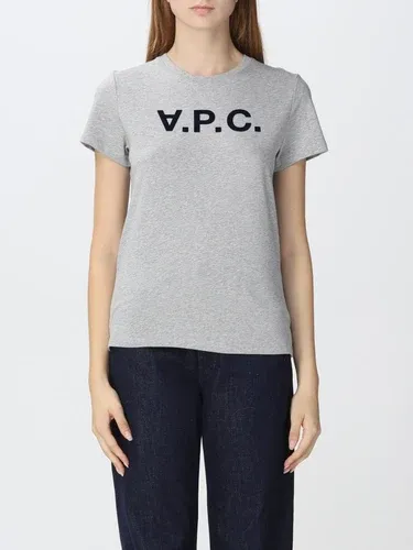 T-shirt A.P.C. in cotone con logo (103634339)