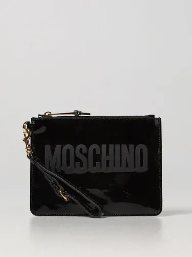 Clutch Moschino Couture in vernice (103634352)