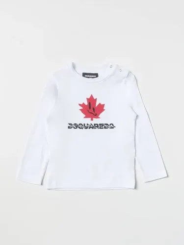 T-shirt Dsquared2 Junior con foglia d'acero (104357419) T-shirt Dsquared2 Junior con foglia d'acero (104357419)