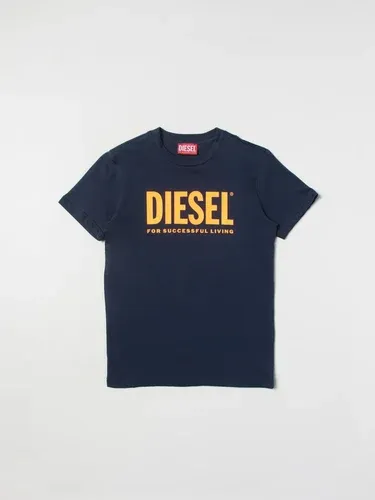 T-shirt Diesel in jersey di cotone con logo (104357439)