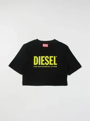 T-shirt cropped Diesel in cotone (104357585)