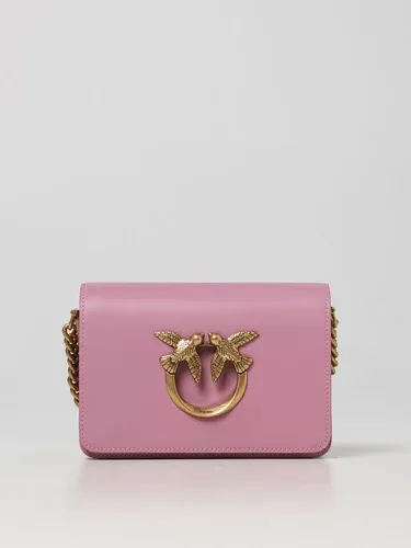 Borsa mini Love Bag Click Simply Pinko in pelle (104357704)