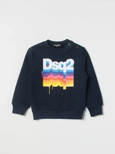 Felpa Dsquared2 Junior con stampa logo (102198936)