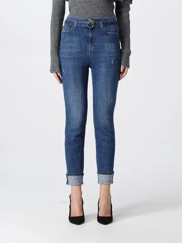 Jeans cropped Pinko con fibbia Love Birds (104357912)