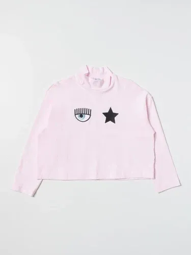 T-shirt cropped Chiara Ferragni con logo Eye Star (104358008)