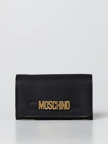 Borsa wallet Moschino Couture in tessuto e pelle (104358077)