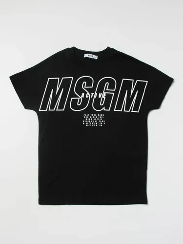 T-shirt Msgm Kids con stampa logo (104358169)