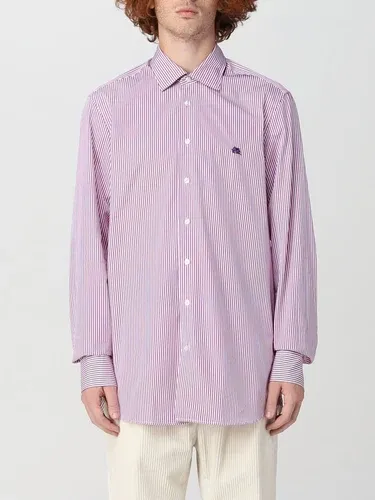 Camicia a righe Etro con logo Pegaso ricamato (104358181) Camicia a righe Etro con logo Pegaso ricamato (104358181)