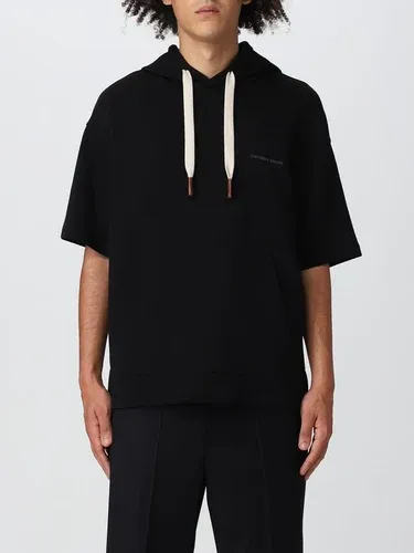 Felpa Emporio Armani con cappuccio e logo in misto cotone (104358265) Felpa Emporio Armani con cappuccio e logo in misto cotone (104358265)