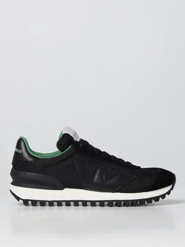 Sneakers Emporio Armani in camoscio e mesh (104358273)