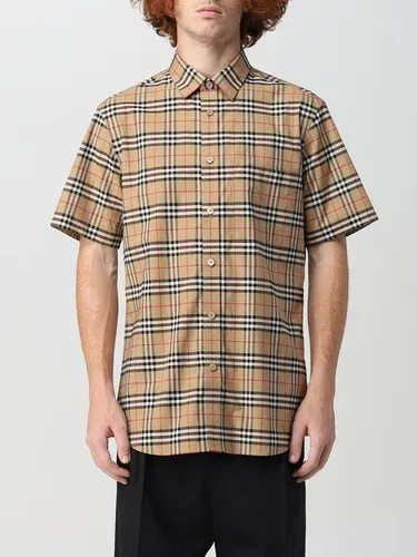 Camicia Burberry in cotone stretch con motivo tartan (104358299) Camicia Burberry in cotone stretch con motivo tartan (104358299)