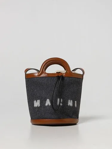 Borsa Tropicalia Marni in feltro e pelle (104358285)