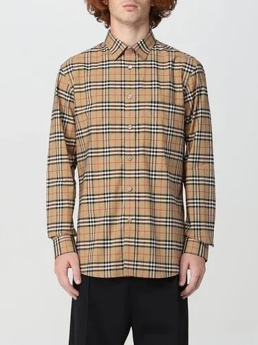 Camicia in cotone stretch Burberry con motivo tartan (104358292) Camicia in cotone stretch Burberry con motivo tartan (104358292)