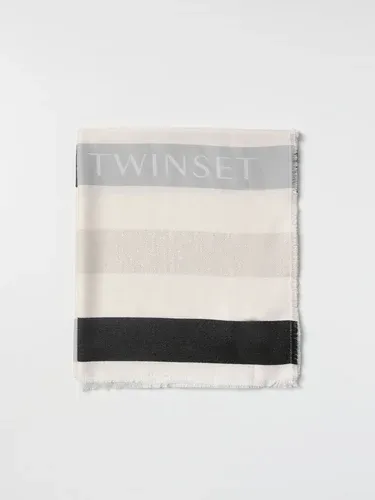 Sciarpa Twinset in viscosa con logo jacquard (104358373) Sciarpa Twinset in viscosa con logo jacquard (104358373)
