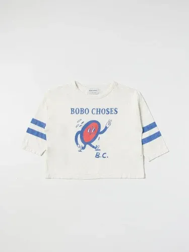 T-shirt cropped Bobo Choses con stampa logo (106509931)