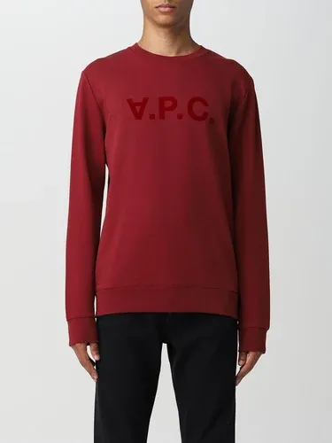 Felpa basic A.P.C. con logo (104358831)