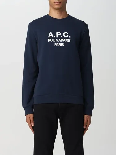 Felpa A.P.C. basic con logo (104358825)