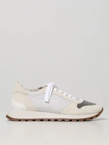 Sneakers Brunello Cucinelli in pelle e tessuto tecnico (104460790) Sneakers Brunello Cucinelli in pelle e tessuto tecnico (104460790)