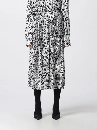 Gonna plissettata Balenciaga con logo all-over (104595533) Gonna plissettata Balenciaga con logo all-over (104595533)