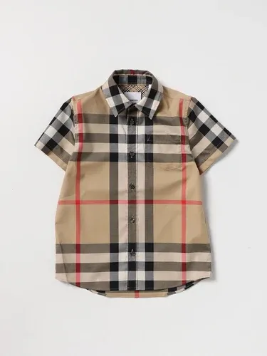 Camicia Burberry in cotone stretch tartan (104595607)