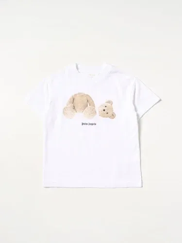 T-shirt Palm Angels in cotone con stampa bear (104595612)