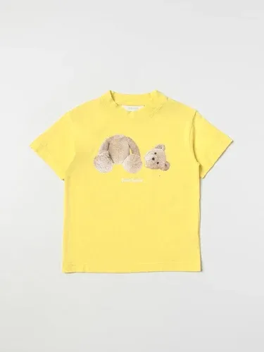 T-shirt Palm Angels in cotone con stampa bear (104595613)