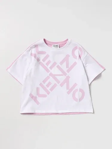 T-shirt Kenzo Junior con logo incrociato (104595749)