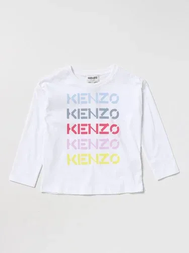 T-shirt Kenzo Junior con stampa logo (104595769)